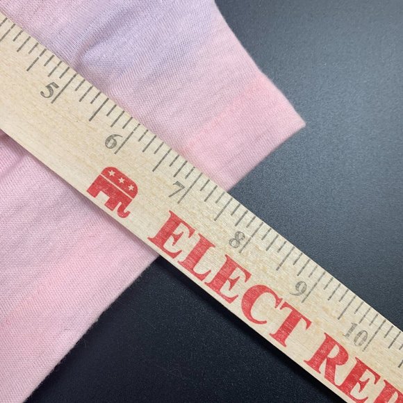 VTG Red Stripe Men's 80s Pink Beer 50-50 Spell Out Jamaica T-Shirt Sz L - Picture 8 of 10